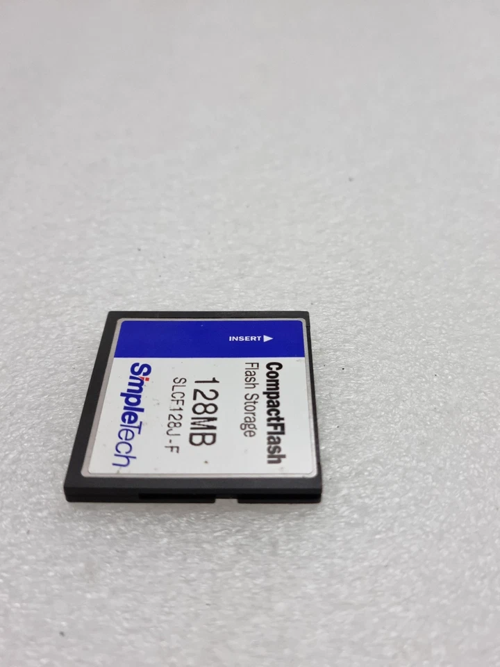 SimpleTech 128MB Compact Flash Storage Card SLCF128J-F For Lauer Embedded Pc